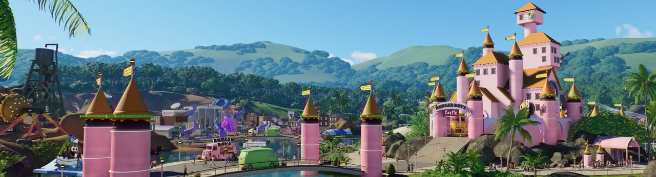 Burger Boys World in Planet Coaster 2